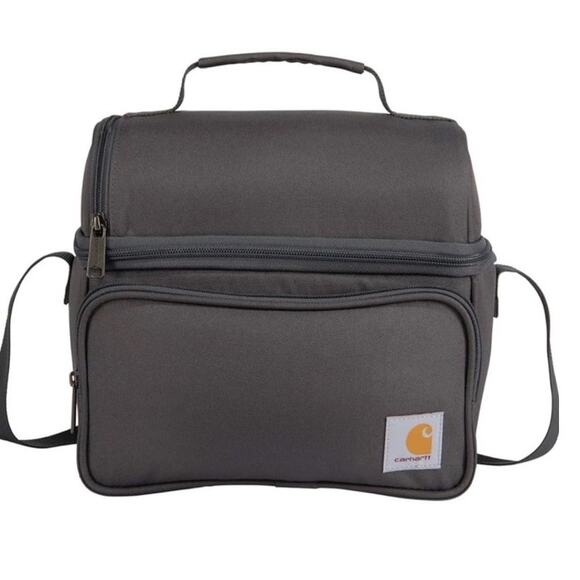 Carhartt Insulated 12 Can Two Compartment Lunch Cooler Bag Soft Shell NEW W/TAGS - Picture 1 of 4